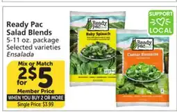Albertsons Ready Pac Salad Blends offer