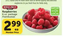 Albertsons Raspberries offer