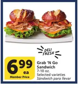 Albertsons Grab'N Go Sandwich offer