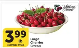 Albertsons Large Cherries offer