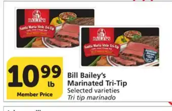 Albertsons Bill Bailey's Marinated Tri-Tip offer