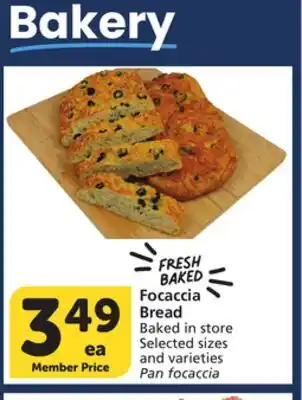 Albertsons Focaccia Bread offer