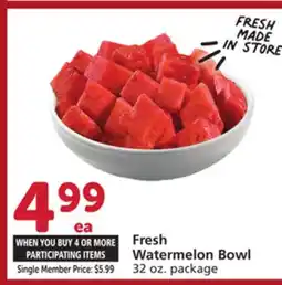 Albertsons Fresh Watermelon Bowl offer