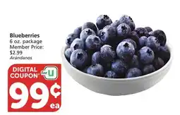 Albertsons Blueberries offer