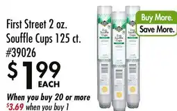 Smart & Final First Street 2 oz. Souffle Cups 125 ct offer