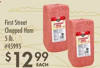 Smart & Final First Street Chopped Ham offer