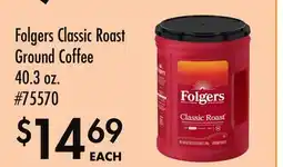 Smart & Final Folgers Classic Roast Ground Coffee offer