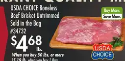 Smart & Final USDA CHOICE Boneless Beef Brisket offer