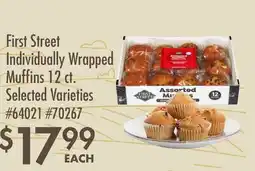 Smart & Final First Street Individually Wrapped Muffins offer