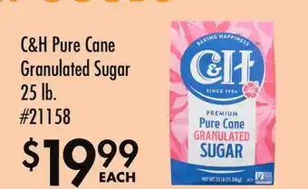 Smart & Final C&H Pure Cane Granulated Sugar offer