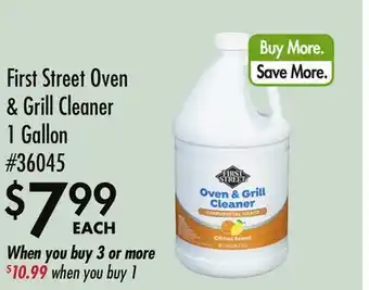 Smart & Final First Street Oven & Grill Cleaner offer
