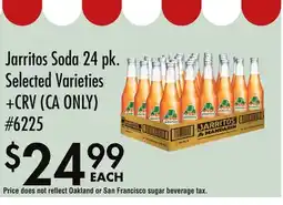 Smart & Final Jarritos Soda offer