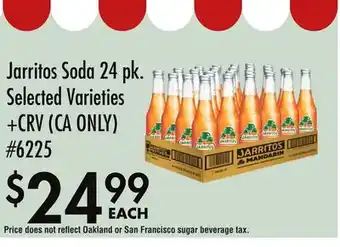 Smart & Final Jarritos Soda offer