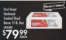 Smart & Final First Street Hardwood Smoked Sliced Bacon offer