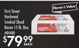 Smart & Final First Street Hardwood Smoked Sliced Bacon offer