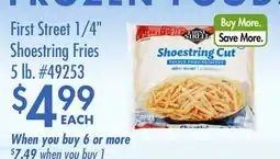 Smart & Final First Street 1/4 Shoestring Fries offer