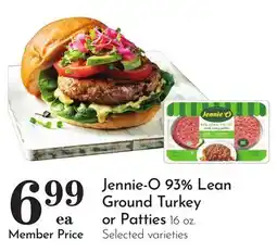 Pavilions Jennie-O 93% Lean Ground Turkey or Patties offer