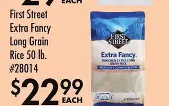 Smart & Final First Street Extra Fancy Long Grain Rice offer