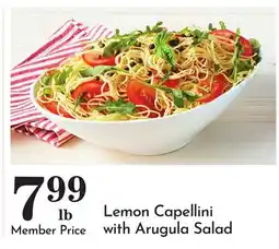 Pavilions Lemon Capellini with Arugula Salad offer