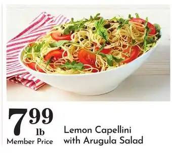 Pavilions Lemon Capellini with Arugula Salad offer