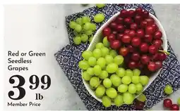 Pavilions Red or Green Seedless Grapes offer