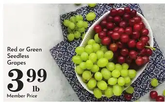 Pavilions Red or Green Seedless Grapes offer