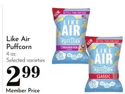 Pavilions Like Air Puffcorn offer