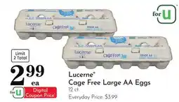 Pavilions Lucerne Cage Free Large AA Eggs offer