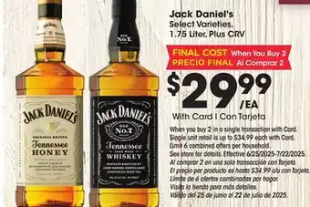 Ralphs Jack Daniel's offer
