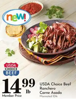 Pavilions USDA Choice Beef Ranchero Carne Asada offer