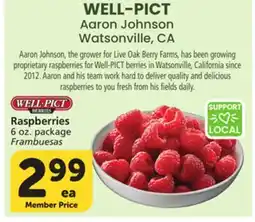 Vons Raspberries offer