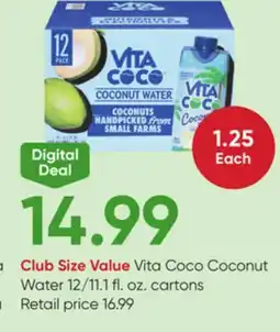 Stater Bros Vita Coco Coconut Water offer