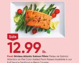 Stater Bros Fresh Skinless Atlantic Salmon Fillets offer