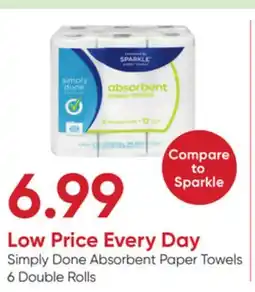 Stater Bros Simply Done Absorbent Paper Towels offer