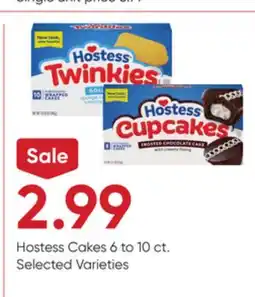 Stater Bros Hostess Cakes offer