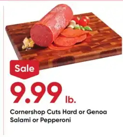 Stater Bros Cornershop Cuts Hard or Genoa Salami or Pepperoni offer