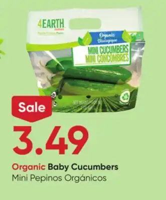 Stater Bros Organic Baby Cucumbers offer