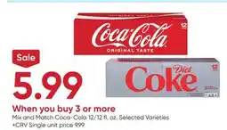 Stater Bros Coca-Cola offer