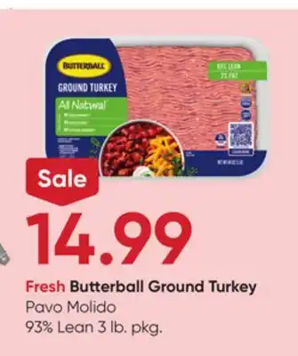 Stater Bros Butterball Ground Turkey offer