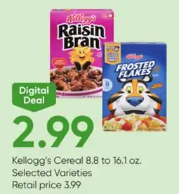 Stater Bros Kellogg's Cereal offer