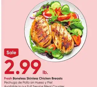 Stater Bros Fresh Boneless Skinless Chicken Breasts offer