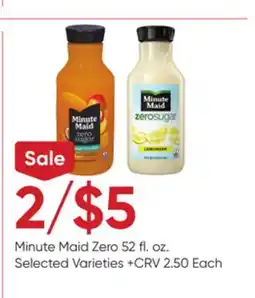 Stater Bros Minute Maid Zero offer