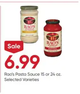 Stater Bros Rao's Pasta Sauce offer