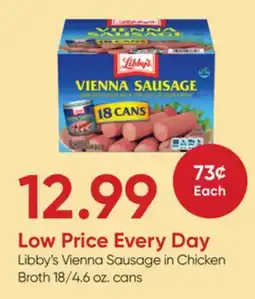 Stater Bros Libby's Vienna Sausage in Chicken Broth offer
