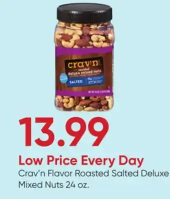 Stater Bros Crav'n Flavor Roasted Salted Deluxe Mixed Nuts offer