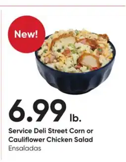 Stater Bros Service Deli Street Corn or Cauliflower Chicken Salad offer