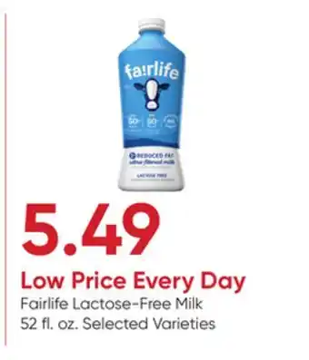 Stater Bros Fairlife Lactose-Free Milk offer