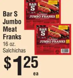 Smart & Final Bar S Jumbo Meat Franks offer