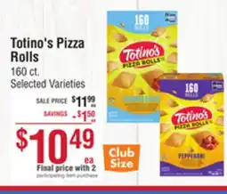Smart & Final Totino's Pizza Rolls offer