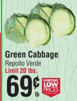 Smart & Final Green Cabbage offer